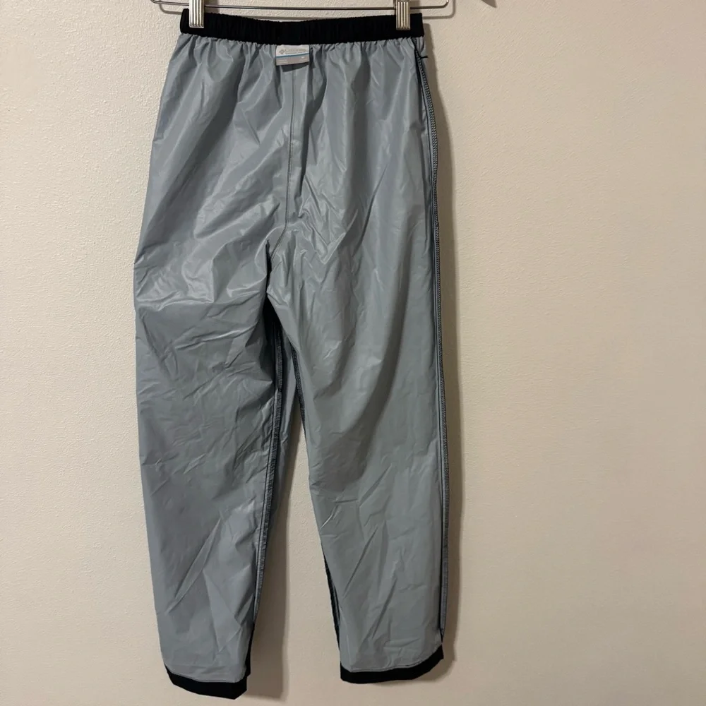 Columbia Cypress Brook Pant Black Waterproof Rain Pants Lightweight-M (10/12)